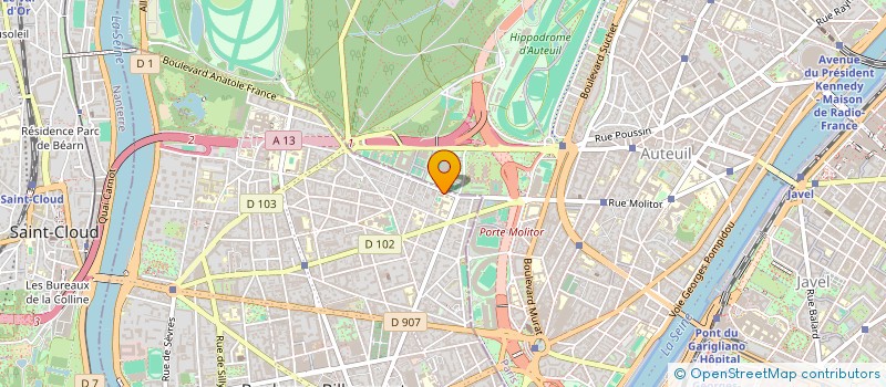 localisation de l'entreprise APPLICAT INDUS TECHN DE TRAIT DE SURFACE à BOULOGNE-BILLANCOURT