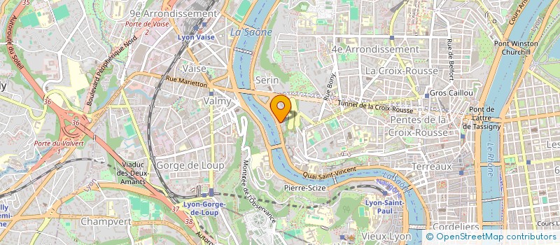 localisation de l'entreprise APPLICAT INFORMAT GRAPHI GESTION URBAIN  LYON