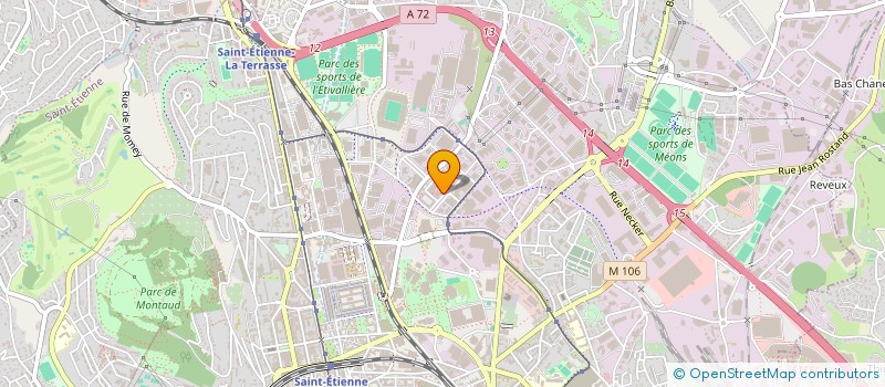 localisation de l'entreprise APPLICAT INFORMATIQ & SERVICES  SAINT-ETIENNE