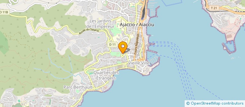 localisation de l'entreprise APPLICAT REALISA NOUVELLES TECHNOLOGIES à AJACCIO