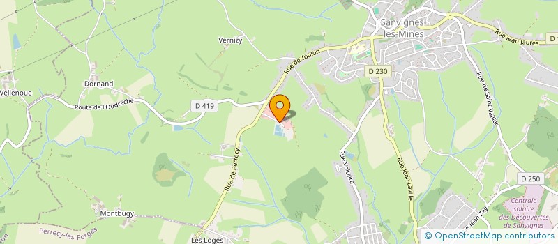 localisation de l'entreprise APPLICAT SERVICES ET TECHNIQUES USINAGE à SANVIGNES-LES-MINES