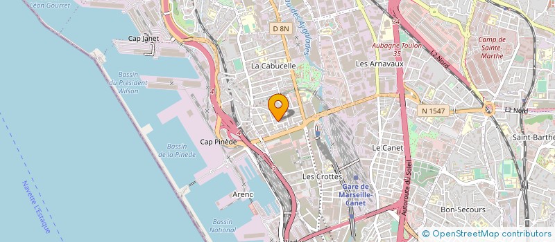 localisation de l'entreprise APPLICAT TECHNIQUE REPRESEN INDUS MIDI à MARSEILLE