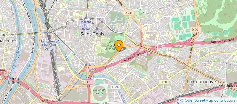 localisation de l'entreprise APPLICATION CLIMAT ENERGIE THERMIQUE à SAINT-DENIS