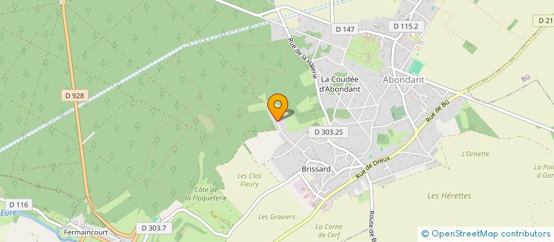 localisation de l'entreprise APPLICATION CONCEPT ENVIRONNEMENT PAR ABREVIATION ACE à ABONDANT