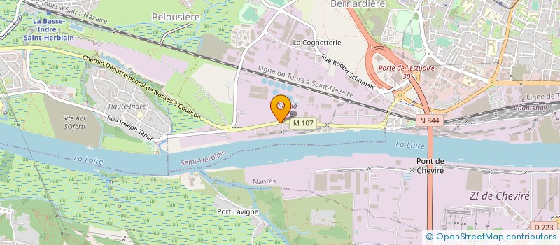 localisation de l'entreprise APPLICATION CONTACTS à SAINT-HERBLAIN