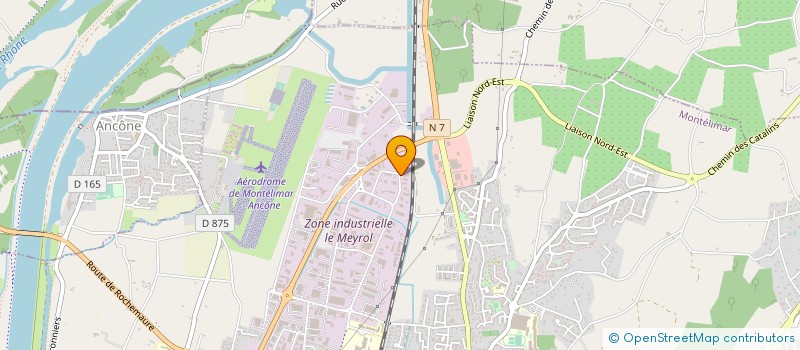 localisation de l'entreprise APPLICATION DE RESINE LIQUIDE ARL à MONTELIMAR