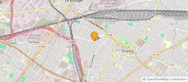 localisation de l'entreprise APPLICATION DES FERMETURES MODERNES à DRANCY