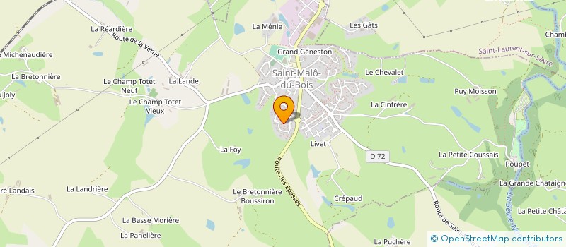localisation de l'entreprise APPLICATION DEVELOPPEMENT PLASTURGIE 85 à LES EPESSES