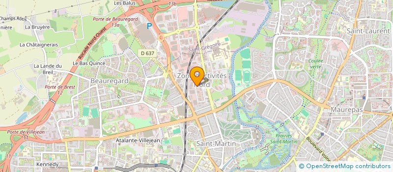 localisation de l'entreprise APPLICATION ELECTRICITE CHAUFFAGE à RENNES