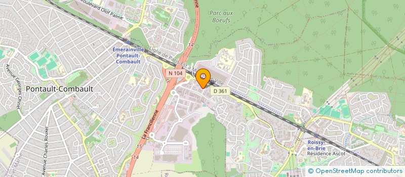 localisation de l'entreprise APPLICATION ELECTRIQUE ET DOMOTIQUE  ROISSY-EN-BRIE