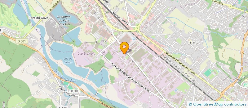 localisation de l'entreprise APPLICATION EURO TECHNOLOGIE SERVICES à LONS