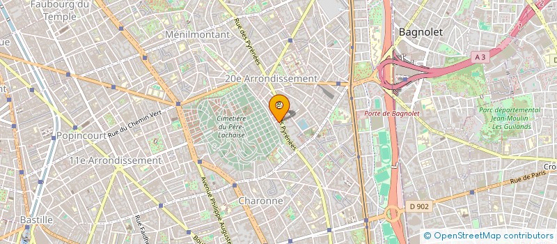 localisation de l'entreprise APPLICATION JURISTIQUE à PARIS