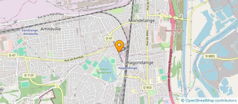localisation de l'entreprise APPLICATION LORRAINE TECHNIQUES NOUVELLE à HAGONDANGE