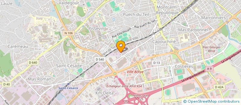 localisation de l'entreprise APPLICATION MENAGER ELECTRONIQUE à NIMES