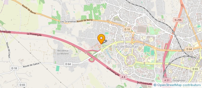 localisation de l'entreprise APPLICATION MODERNE DU BATIMENT à AIX EN PROVENCE