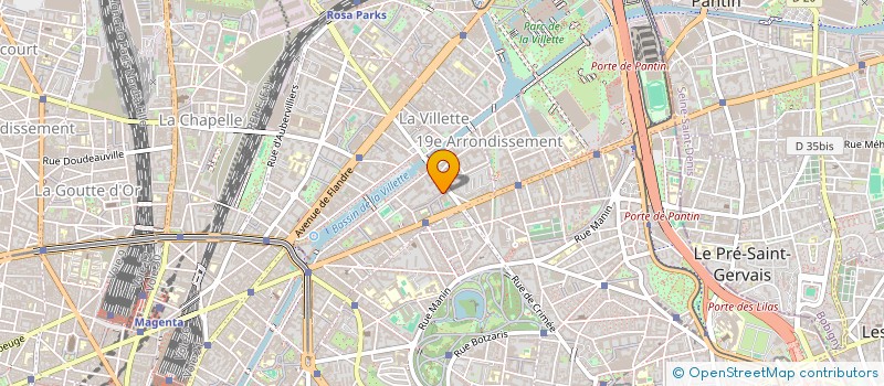 localisation de l'entreprise APPLICATION PERI TELEPHONI HANIEZ BERGE à PARIS