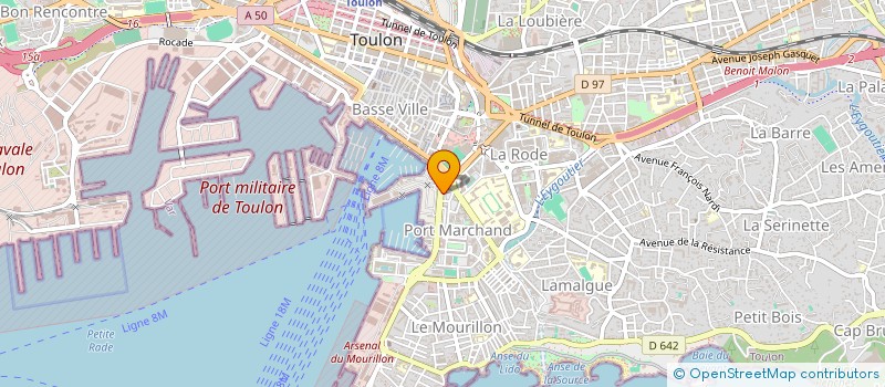 localisation de l'entreprise APPLICATION POSE REVETEMENTS TECHNIQUES  TOULON