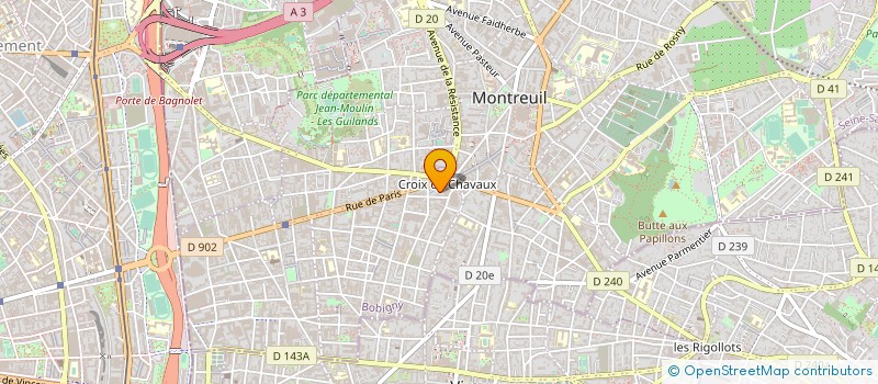 localisation de l'entreprise APPLICATION PROPRETE INDUSTRIELLE à MONTREUIL