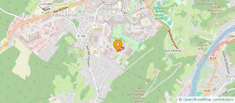localisation de l'entreprise APPLICATION RECHERCHE ELECTRONIQUE à BESANCON