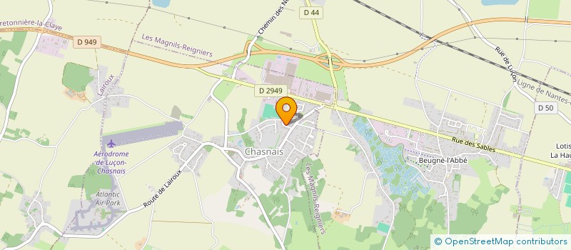 localisation de l'entreprise APPLICATION TECHN TRANSF PARACHEVEMENT à CHASNAIS