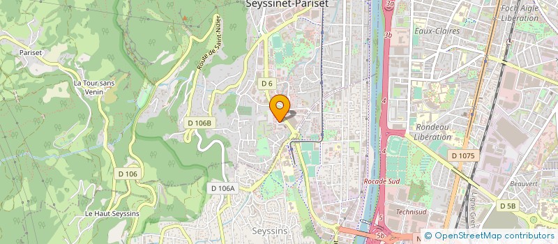 localisation de l'entreprise APPLICATION TECHNIQ CHAUFFAGE INDUCTION à SEYSSINET-PARISET