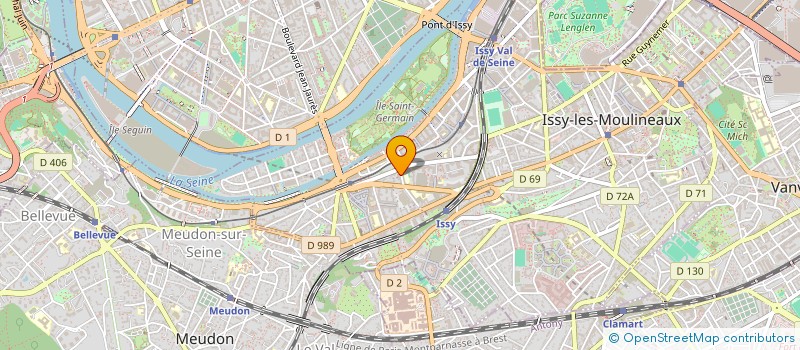localisation de l'entreprise APPLICATION TECHNIQUE DU BATIMENT à ISSY-LES-MOULINEAUX