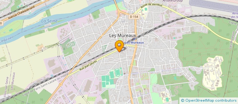 localisation de l'entreprise APPLICATION & TECHNIQUES DU BATIMENT à LES MUREAUX