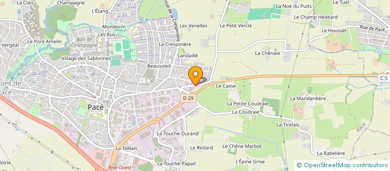 localisation de l'entreprise APPLICATION TECHNIQUES PHOTONIQUES à PACE