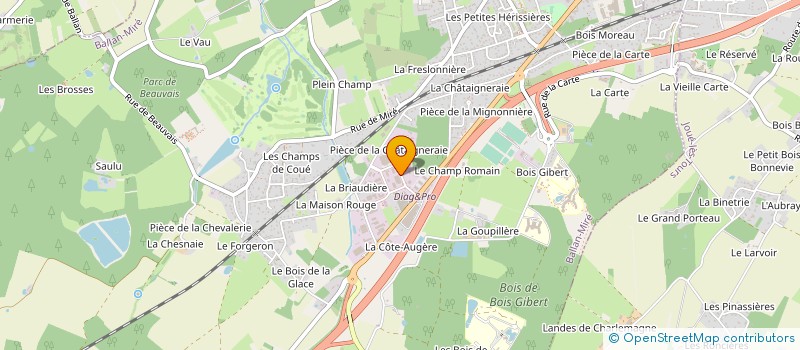 localisation de l'entreprise APPLICATION TRAVAUX SPECIAUX à BALLAN-MIRE