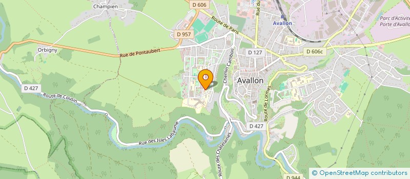localisation de l'entreprise APPLICATIONS BSB à AVALLON