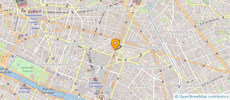 localisation de l'entreprise APPLICATIONS COMPTABLES TRAITEMENTS INFORMATIQUES ET FACONNAGE A CTIF à PARIS