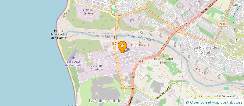 localisation de l'entreprise APPLICATIONS CONTROLE METROLOGIE MAINTENANCE à SAINT-PAUL