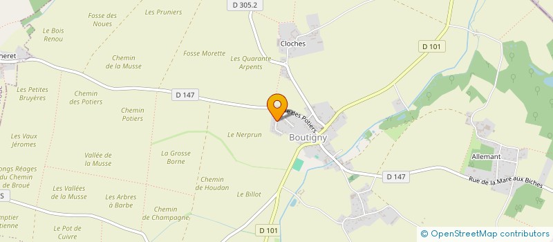 localisation de l'entreprise APPLICATIONS DE LA PHYSIQUE à BOUTIGNY-PROUAIS