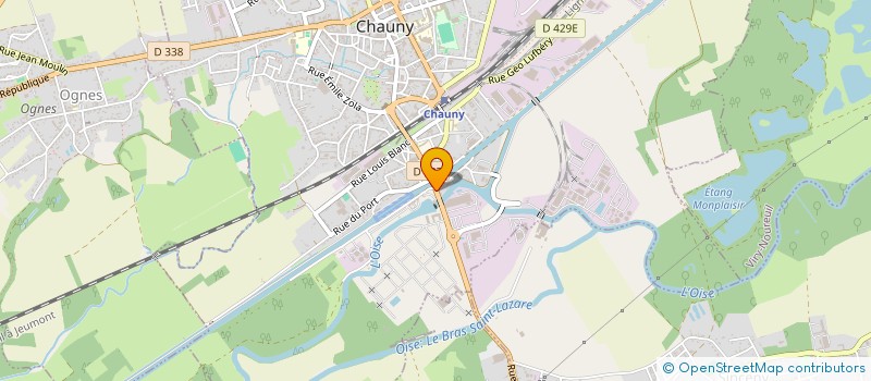 localisation de l'entreprise APPLICATIONS ENERGETIQUES  CHAUNY