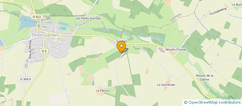 localisation de l'entreprise APPLICATIONS ESPACE à THIRON