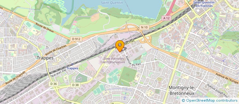 localisation de l'entreprise APPLICATIONS ET CONSEILS EN SYSTEMES à MONTIGNY-LE-BRETONNEUX