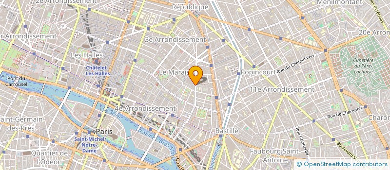 localisation de l'entreprise APPLICATIONS ET SERVICES INTERNET à PARIS