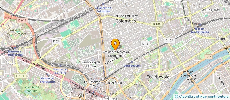 localisation de l'entreprise APPLICATIONS INDUSTR MARKETING à COURBEVOIE