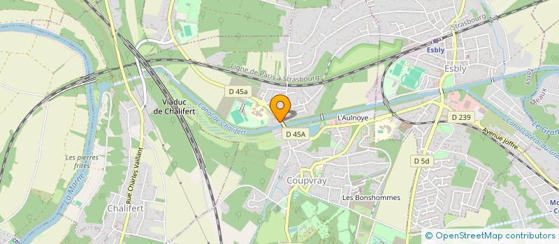 localisation de l'entreprise APPLICATIONS INFORMATIQUES TELECOM à COUPVRAY