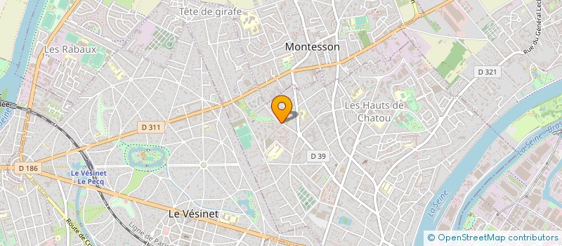 localisation de l'entreprise APPLICATIONS MECANIQUES ET TECHNIQUES à CHATOU
