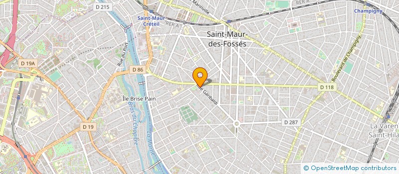 localisation de l'entreprise APPLICATIONS NOUVELLES DES TECHNIQUES ELECTROMAGNETIQUES à SAINT-MAUR-DES-FOSSES