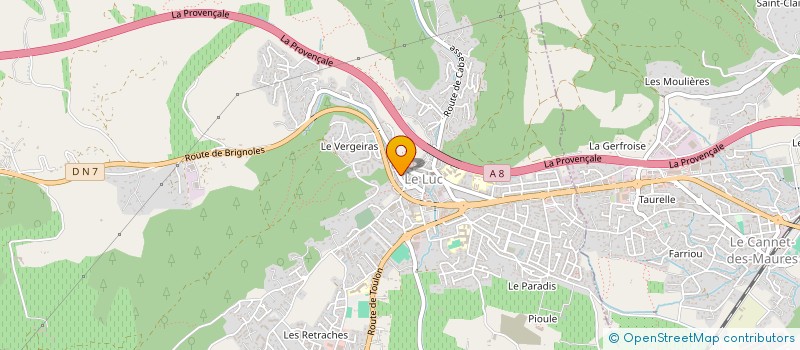 localisation de l'entreprise APPLICATIONS PRODUITS ET MAINTENANCE VINICOLE à LE CANNET-DES-MAURES