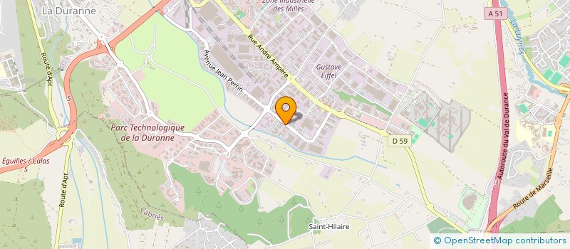 localisation de l'entreprise APPLICATIONS REALISATIONS ELECTRONIQUES à AIX-EN-PROVENCE