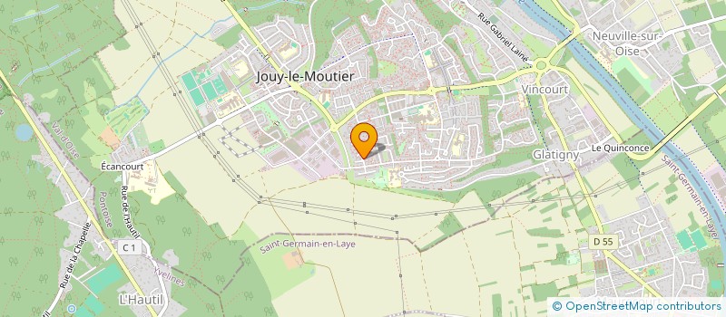 localisation de l'entreprise APPLICATIONS SERVICES à JOUY-LE-MOUTIER