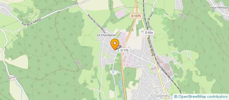localisation de l'entreprise APPLICATIONS & SYSTEMES ELECTRIQUES à LAGNIEU