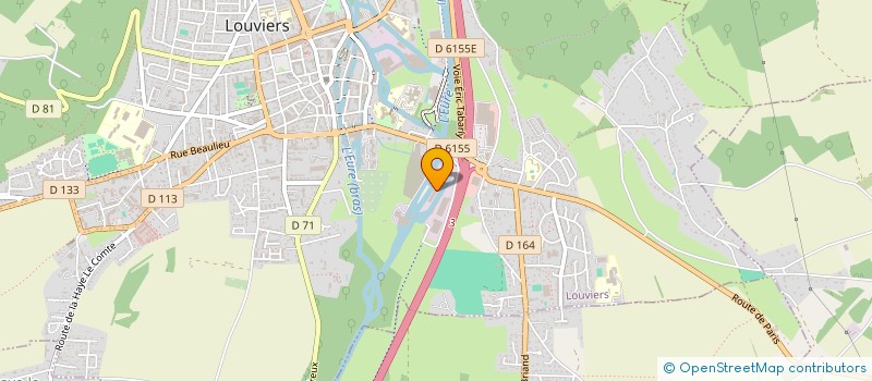 localisation de l'entreprise APPLICATIONS SYSTEMES MULTITECHN TIEDE à LOUVIERS