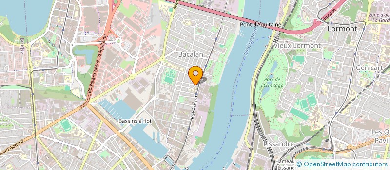 localisation de l'entreprise APPLICATIONS TECHNIQUES D AQUITAINE à BORDEAUX