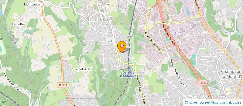 localisation de l'entreprise APPLICATIONS TECHNIQUES DE METHODES INFORMATIQUES ATEMI à DARDILLY