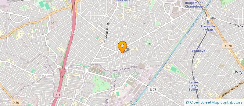 localisation de l'entreprise APPLICATIONS TECHNIQUES DU BATIMENT à AULNAY-SOUS-BOIS