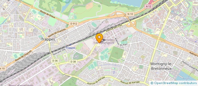 localisation de l'entreprise APPLICATIONS TECHNIQUES MODERNES INDUSTRIELLES à MONTIGNY-LE-BRETONNEUX